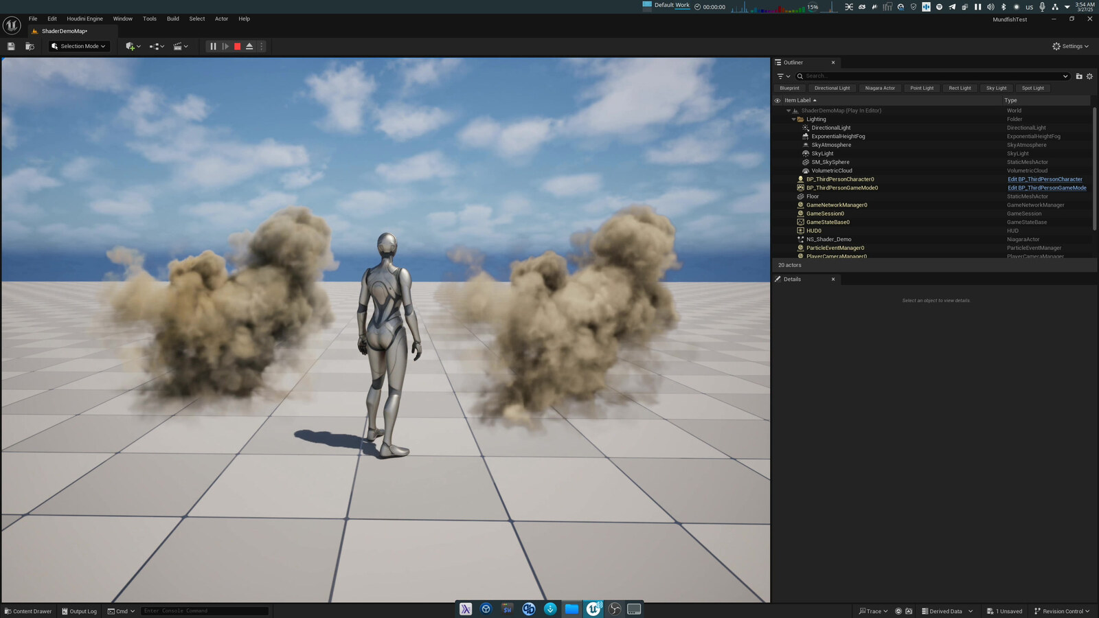 Six point lighting in Unreal